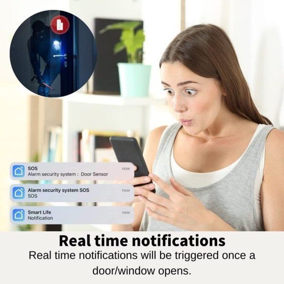 Home Security System (2nd Gen), 11-Piece Wireless Alarm System Kit, Alarm Siren - Picture 3 of 7